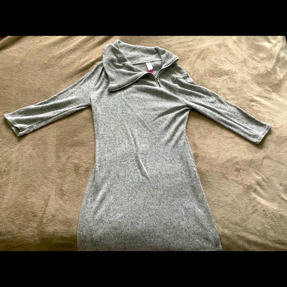 Grey Sweater Dress
